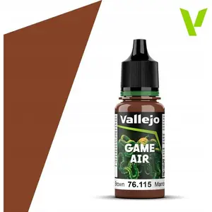 Krāsa - VALLEJO Game Air Grunge Brown 18 ml (modelis 76.115)