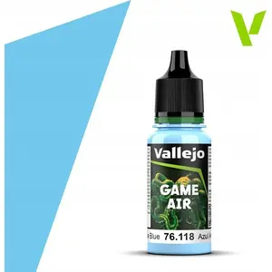 Akriila aerogrāfa krāsa VALLEJO Game Air Sunrise Blue 18 ml