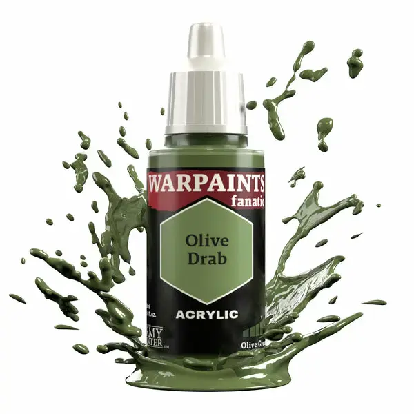 Army Painter Warpaints Fanatic Olive Drab krāsa Photo 2
