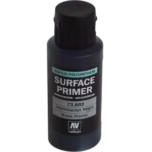 Грунт Vallejo Acryl-Polyurethan Чёрный 73602 — акрил-полиуретановый грунт, чёрный