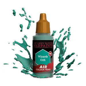 Akrila gaisa krāsa Army Painter Warpaints Air Wizards Orb — zaļa, 31 g
