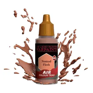 Akrila krāsa Army Painter Nomad Flesh 18 ml — šķidra krāsa miniatūrām (melna, sarkana)