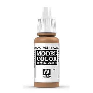 Akrila krāsa VALLEJO 70.843 Cork Brown, pudele 17 ml