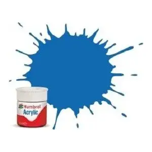 Acrylic Model Paint Humbrol 52 Baltic Blue Metallic - 14 ml bottle
