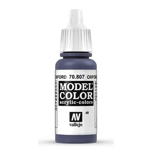 Akrila krāsa VALLEJO 70.807 Oxford Blue, pudele 17 ml
