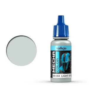 Akrila krāsa pudelītē VALLEJO 69.064 Light Steel (gaiši tērauda), 17 ml
