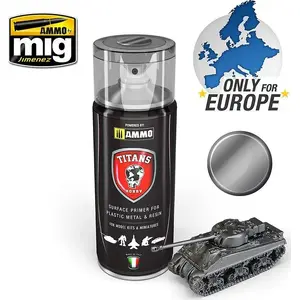 Грунтовка Vallejo Ammo Titans Primer - Gun Metal, модель 2019122