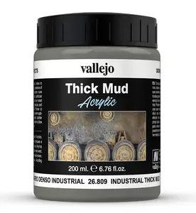 Paint Vallejo Industrial Mud brown 2021331 1 pc – modeling and weathering paint