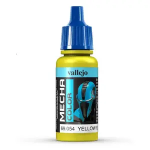 Akrila krāsa VALLEJO 69.054 Dzeltena fluorescējoša 17 ml (pudele ar dozatoru)