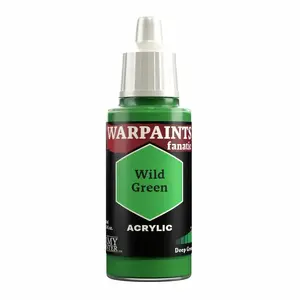 Akrila krāsa The Army Painter Warpaints Fanatic Wild Green — 1 gab., šķidra zaļa