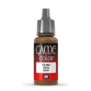 Akrila krāsa pudelītē VALLEJO 72.062 Brūna (Earth) 17 ml