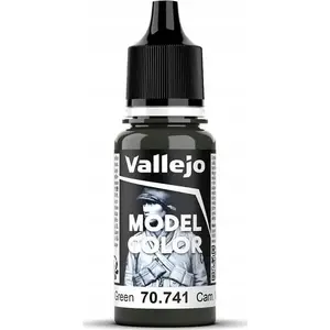 Krāsa, VALLEJO Model Color 70.741 Camouflage Black Green, akrils, 18 ml