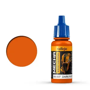Akrila krāsa VALLEJO 69.507 sarkanā 17 ml — šķidra bezšķīdinātāja mākslas/hobi krāsa