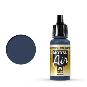 Akrila krāsa VALLEJO 71.090 Navy (Deep Sky) 17 ml pudele