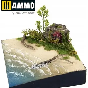 VALLEJO Terraform Premium Textures – Beach Sand texture medium for dioramas and model bases