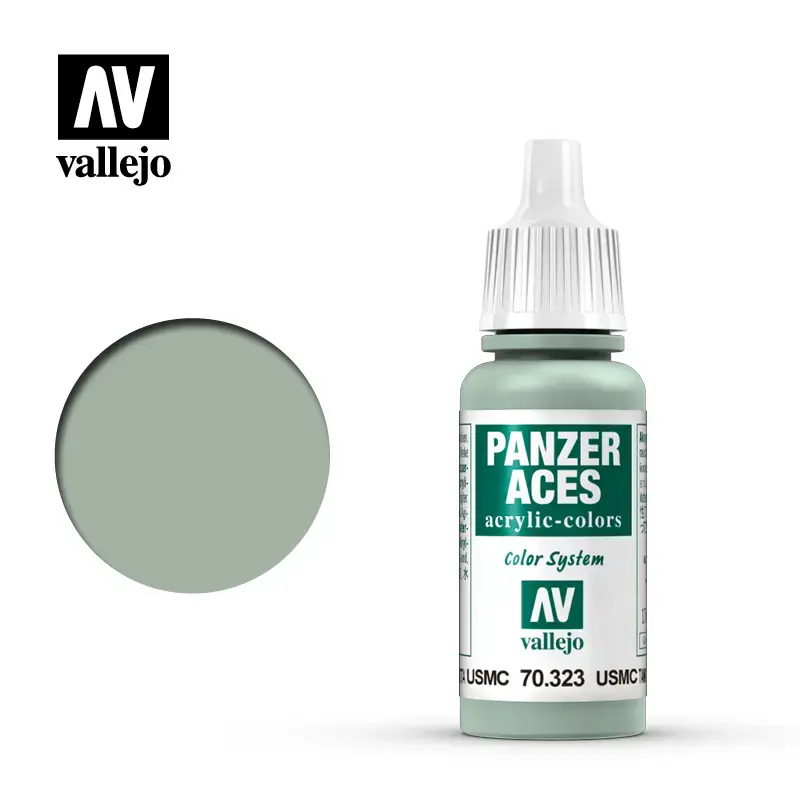 Akrila krāsa VALLEJO 70.323 zaļa 17 ml Photo 2