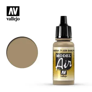 Akrila krāsa VALLEJO 71.028 Brūna 17 ml — šķidra, bez šķīdinātāja