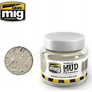 Acrylic Mud for Dioramas VALLEJO Arid Dry Ground 250 ml