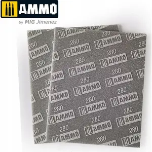 Sanding Sponge Sheet VALLEJO 280 (2) — abrasive sanding sponge insert