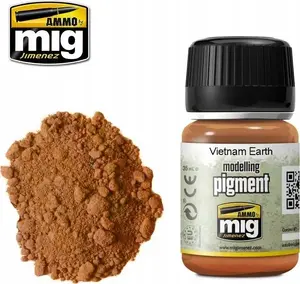VALLEJO modelēšanas pigments Vietnam Earth flakons 35 ml