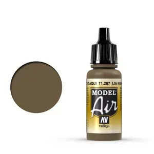 Akrila krāsa VALLEJO 71.287 brūna 17 ml — šķidra mākslas/roku darbs krāsa