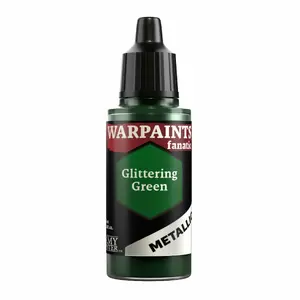 Ūdens bāzes metāliska krāsa Army Painter Warpaints Fanatic Metallic Glittering Green 18 ml (1 gab.)