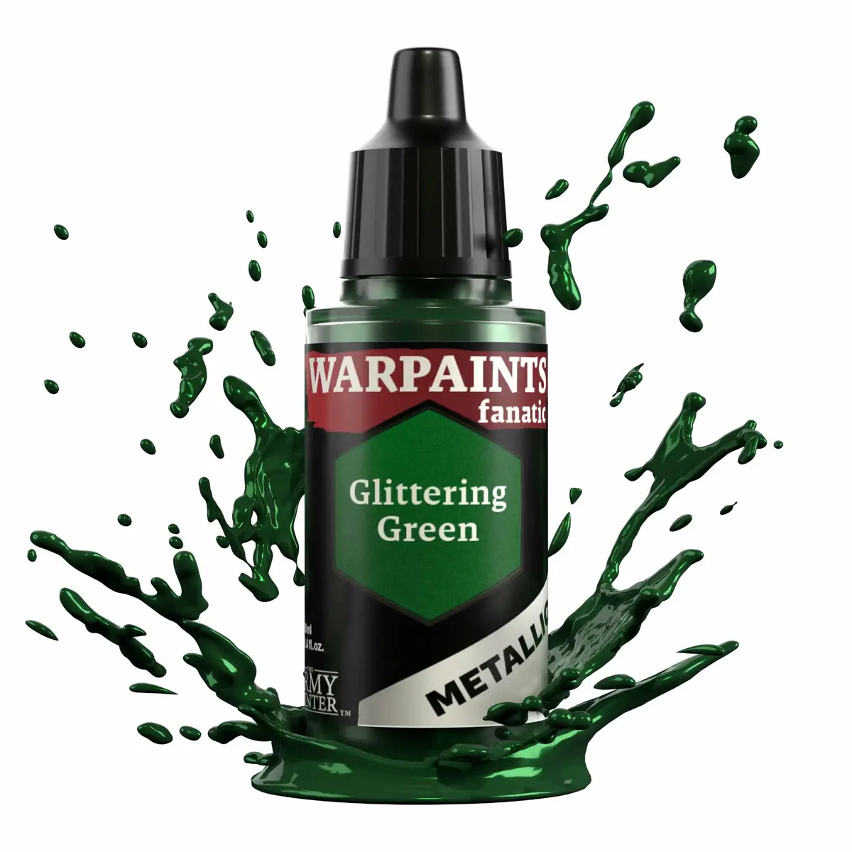 Army Painter Warpaints Fanatic Metallic Glittering Green Photo 2