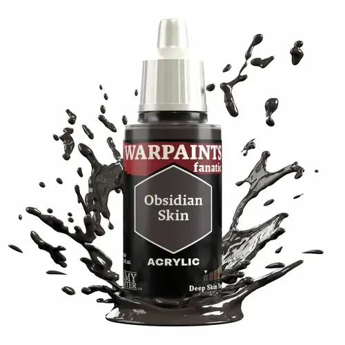 Krāsa Army Painter Warpaints Fanatic Obsidian Skin Photo 2