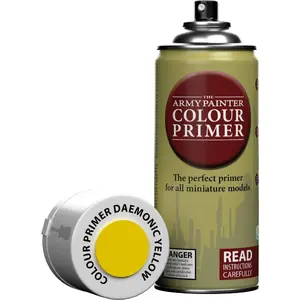 Грунт-спрей Army Painter The: Colour Primer — Daemonic Yellow (2022) аэрозоль