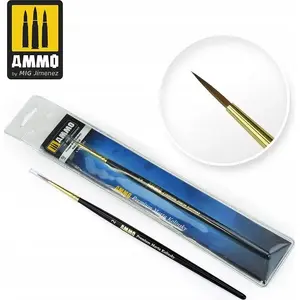 Paint Brush VALLEJO Vallejo Ammo Round Brush Premium Marta Kolinsky Size 2