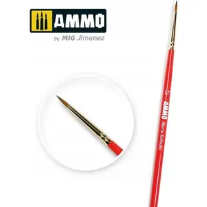 Кисть VALLEJO Marta Kolinsky Brush 1.7 — натуральный колонковый соболь, размер 1.7