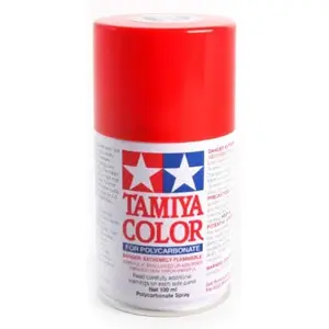 Spray paint Tamiya PS-60, red, 100 ml, aerosol spray can