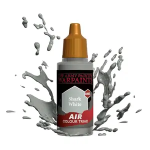 Akriļa krāsa Army Painter Shark White 18 ml — balta krāsa miniaturām