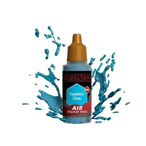 Ak­rila gaisa krāsa Army Painter Sapphire Gem 18 ml — zils šķidrums, 1 gab.