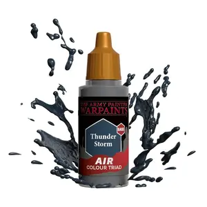 Akrila gaisa krāsa Army Painter Warpaints Air Thunder Storm — pelēka, 31 g
