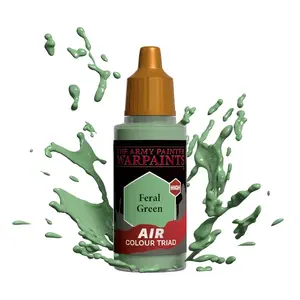Akrila krāsa Army Painter Warpaints Air — Feral Green, šķidra 30 g