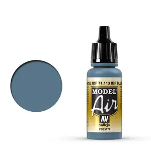 Akrila krāsa VALLEJO 71.113 Blue (IDF Blue) 17 ml pudelītē