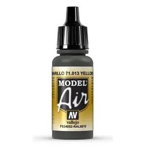 Акриловая краска VALLEJO 71.013 Green Bottle 17 мл (Yellow Olive)