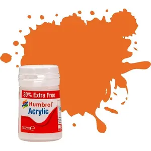 Acrylic paint REA orange 14 ml - replacement bottle
