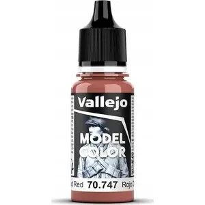 Akrila modeļu krāsa VALLEJO 70.747 Model Color Faded Red 18 ml