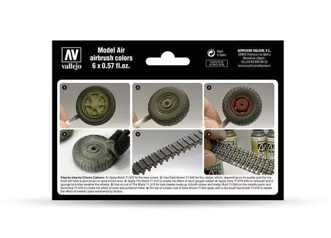 Vallejo Wheels & Tracks krāsa 17 ml Photo 2