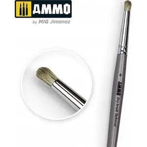 Brush VALLEJO Technical Brush Drybrush 6 — precision drybrushing tool for model painting