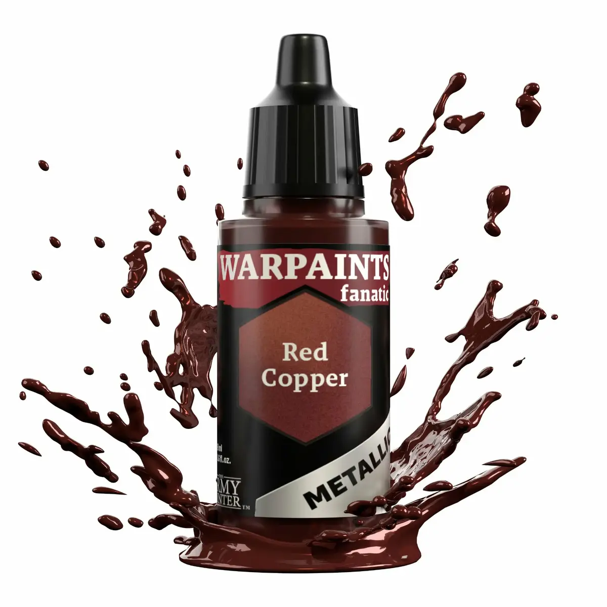 Army Painter Warpaints Fanatic Metallic Red Copper krāsa Photo 2