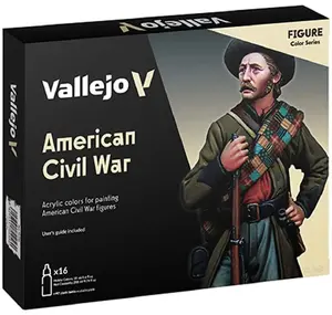 Krāsu komplekts VALLEJO Model Color — Figūras: Amerikas Pilsoņu kara (16 x 18 ml)