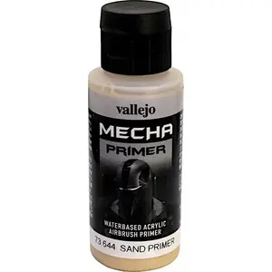 Грунт-краска VALLEJO Mecha Primer Sand 60 мл — подготовка поверхности для моделей и миниатюр