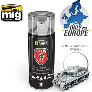Лак VALLEJO Titans Gloss Transparent Vanish — прозрачный глянцевый финиш