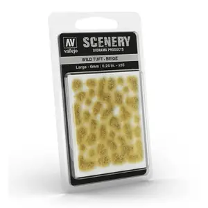 Static Grass Tuft Vallejo Wild Tuft beige – scenic modelling flocking accessory