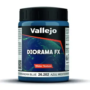 Hobby paint medium/additive VALLEJO 26.202 200 ml jar blue