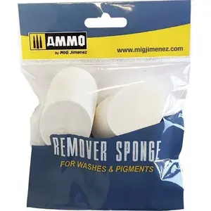 Cleaning/Blending Pad VALLEJO Remover Sponge for Washes & Pigments Split Face Weathering (2 pcs)