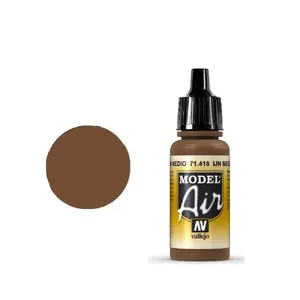Akrila krāsa VALLEJO 71.418 brūna 17 ml — šķidrā bezšķīdinātāju modelēšanas krāsa